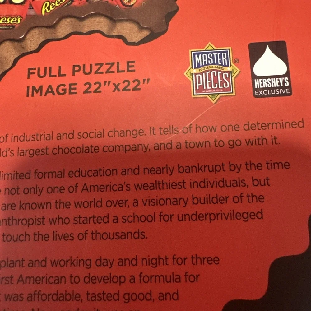 Masterpieces Inc-Shapes Reeces Puzzle  NEW Sealed 500pcs Candy Chocolate